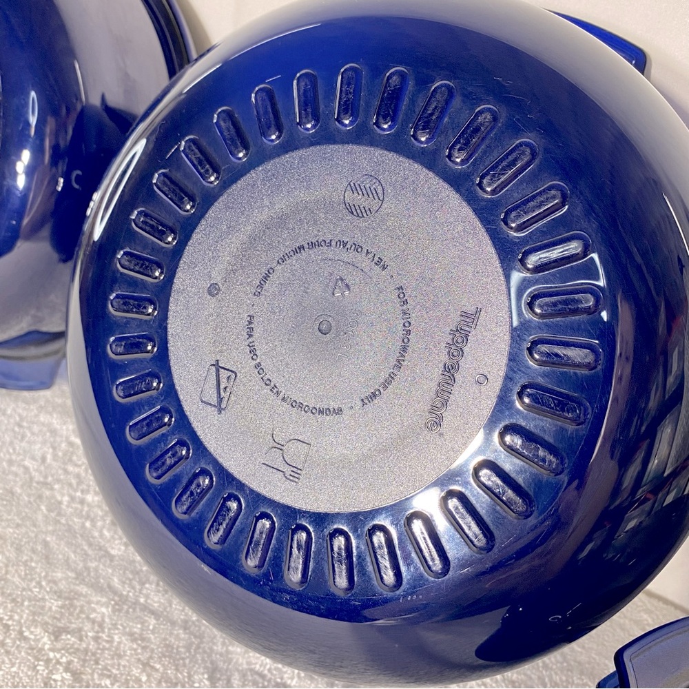 Tupperware Blue Microwave Stack Cooker Set 6Pc - Picture 9 of 16